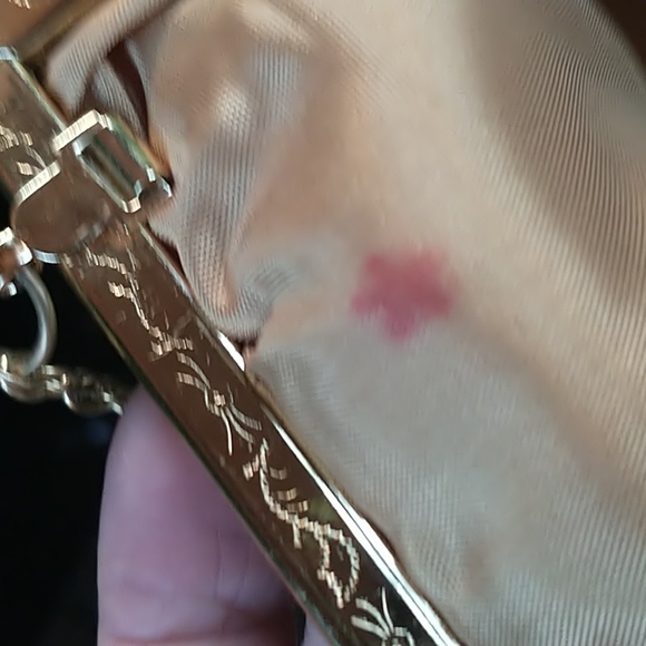 Gold Kisslock Evening Bag - Picture 3 of 5